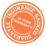 Insurance backed guarantee with 10 year warranty from the CPA
