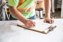 writing on clipboard